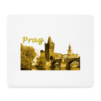Prag die Goldene Stadt - Mousepad (Querformat) - Weiß - Vorne