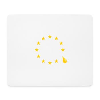 Sad UK is leaving the EU - Mouse Pad (horizontal) - white - Front