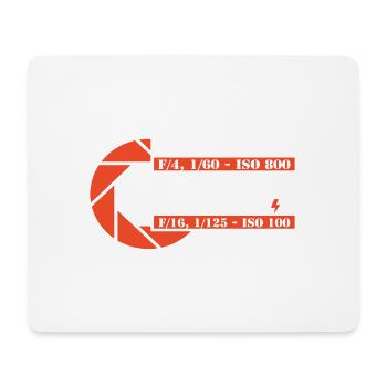 Fotografie Wetter - Mousepad (Querformat) - Weiß - Vorne