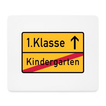 erste klasse - Mousepad (Querformat) - Weiß - Vorne