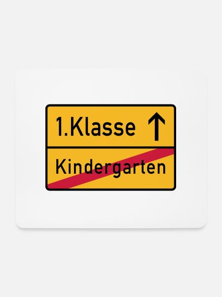 erste klasse - Mousepad (Querformat) - Weiß