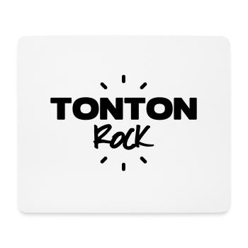 tonton rock - Tapis de souris (format paysage) - blanc - Devant