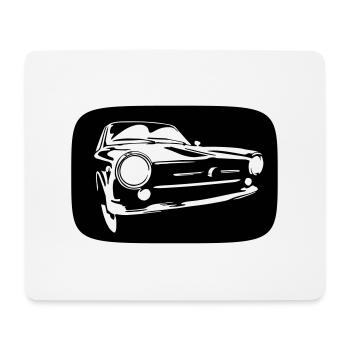 car - Mouse Pad (horizontal) - white - Front