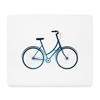 Fahrrad - Mousepad (Querformat) - Weiß - Vorne