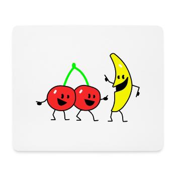 fruit salad two - Tapis de souris (format paysage) - blanc - Devant