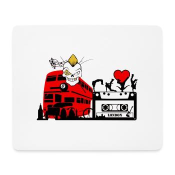 london - Mouse Pad (horizontal) - white - Front