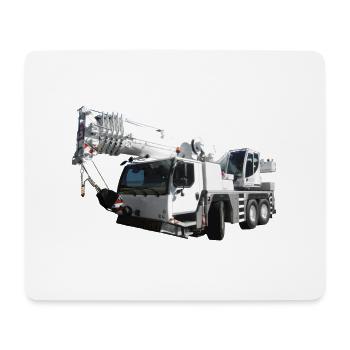 construction machine - Tapis de souris (format paysage) - blanc - Devant