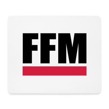 FFM - Frankfurt am Main - Mousepad (Querformat) - Weiß - Vorne