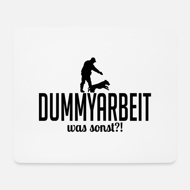 DUMMYARBEIT was sonst - Mousepad (Querformat) - Weiß