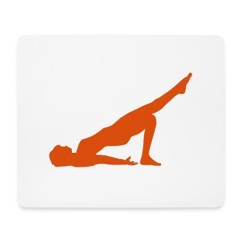 2541614 15809713 yoga - Tapis de souris (format paysage) - blanc - Devant