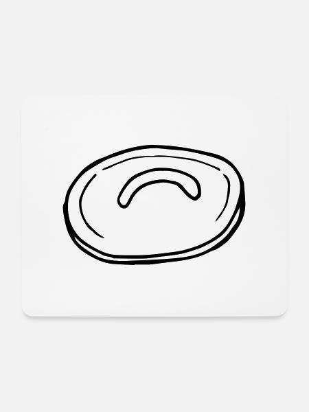 Kochtopfdeckel, Deckel, kochen - Mousepad (Querformat) - Weiß