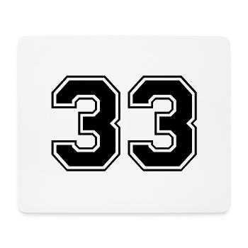 33 - Mouse Pad (horizontal) - white - Front