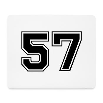 57 - Mouse Pad (horizontal) - white - Front