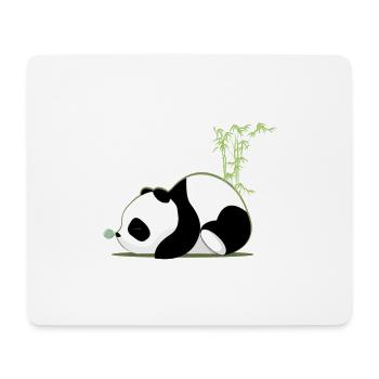 panda - Tapis de souris (format paysage) - blanc - Devant