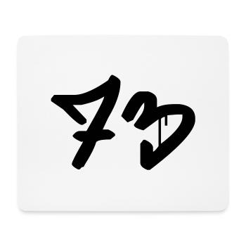 Graffiti : 73 - Mouse Pad (horizontal) - white - Front