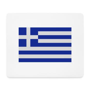 drapeau Grèce - Greece - Ελλάς - Tapis de souris (format paysage) - blanc - Devant