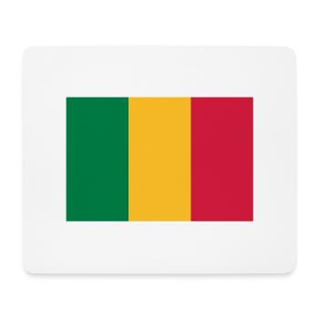 drapeau mali - mali flag - Tapis de souris (format paysage) - blanc - Devant