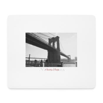 Brooklyn Bridge (Poster) - Mousepad (Querformat) - Weiß - Vorne