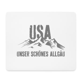 USA Notre belle idée cadeau Allgäu - Tapis de souris (format paysage) - blanc - Devant