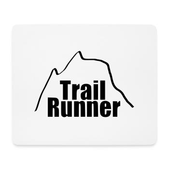 Trailrunner laufen Läufer Sport Geschenk - Mousepad (Querformat) - Weiß - Vorne