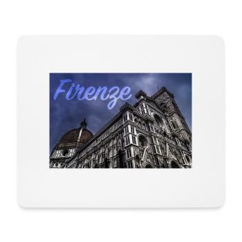 Cathédrale de Florence Italie Toscane - Tapis de souris (format paysage) - blanc - Devant