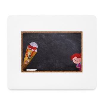 First day of school - Mouse Pad (horizontal) - white - Front