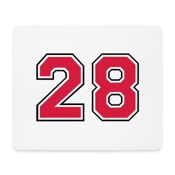 28__f2 - Mousepad (Querformat) - Weiß - Vorne