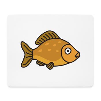Carp fish fishing - Mouse Pad (horizontal) - white - Front