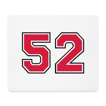 52__f2 - Mousepad (Querformat) - Weiß - Vorne