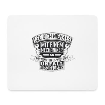 Mechaniker - Mousepad (Querformat) - Weiß - Vorne