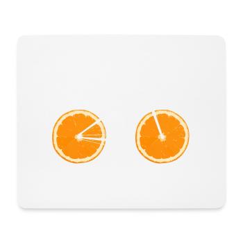 Fruit Bicycle Lemon Lime Orange / Gift - Mouse Pad (horizontal) - white - Front