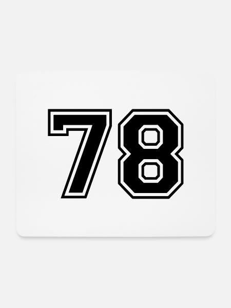 78 - Mousepad (Querformat) - Weiß