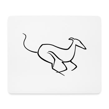 Galopp - Mousepad (Querformat) - Weiß - Vorne