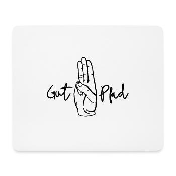 Salut scout - Tapis de souris (format paysage) - blanc - Devant