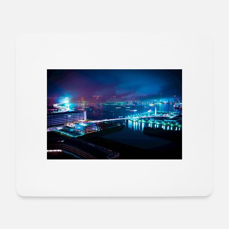 Stadt - Mousepad (Querformat) - Weiß