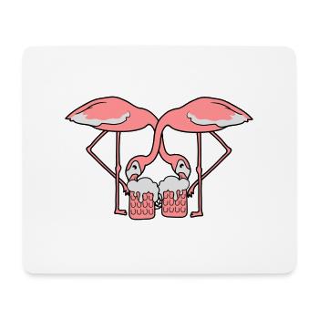 2 team crew friends thirst beer alcohol booze okto - Mouse Pad (horizontal) - white - Front