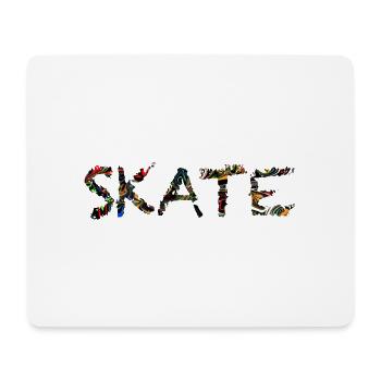 skate - Mouse Pad (horizontal) - white - Front