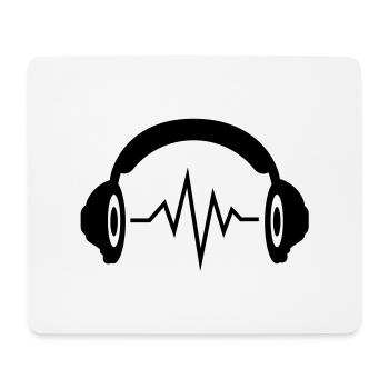 dj__f1 - Tapis de souris (format paysage) - blanc - Devant