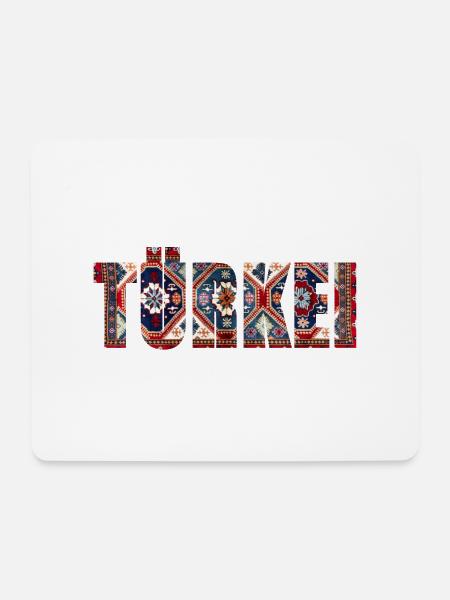 türkei teppich - Mousepad (Querformat) - Weiß