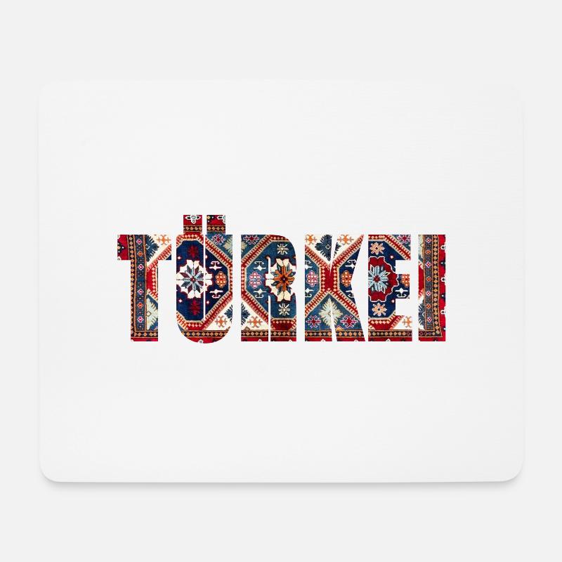 türkei teppich - Mousepad (Querformat) - Weiß