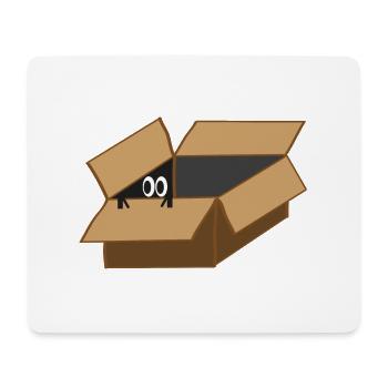 Agent Eye im Karton - Mousepad (Querformat) - Weiß - Vorne