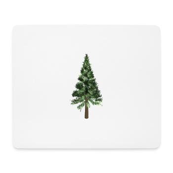 Christmas tree - Mousepad (Querformat) - Weiß - Vorne