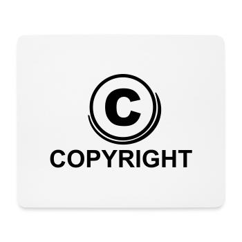 c_copyright_1f1 - Mouse Pad (horizontal) - white - Front