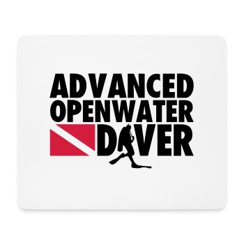 advanced open water diver - Mouse Pad (horizontal) - white - Front