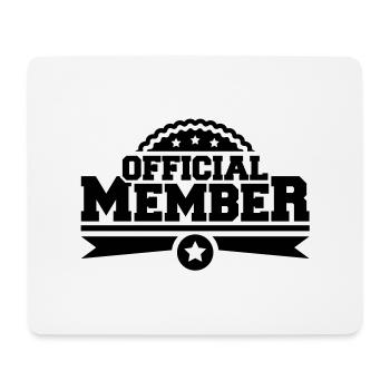 official_member_ty1 - Tapis de souris (format paysage) - blanc - Devant