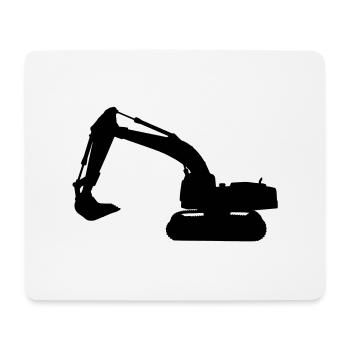 peleteuse engin chantier - Tapis de souris (format paysage) - blanc - Devant