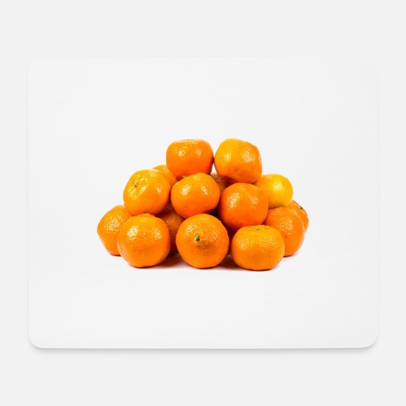 Mandarinen - Mousepad (Querformat) - Weiß