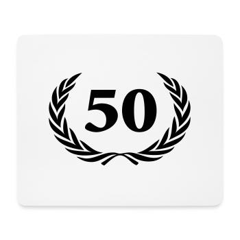 50 - Mouse Pad (horizontal) - white - Front