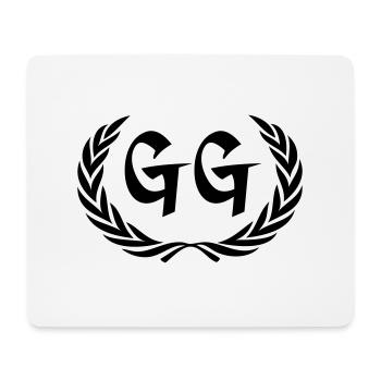 gg - Mouse Pad (horizontal) - white - Front