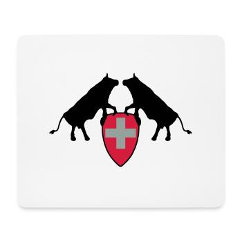 schweiz - Mousepad (Querformat) - Weiß - Vorne